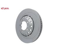 X2 PCS FRONT BRAKE DISC ROTORS SET L&R SIDES 24.0138-0100.2 ATE I