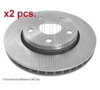 X2 PCS FRONT BRAKE DISC ROTORS SET L&R SIDES ADA104335 BLUE PRINT I
