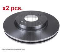 X2 PCS FRONT BRAKE DISC ROTORS SET L&R SIDES ADG043193 BLUE PRINT I
