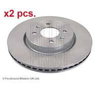 X2 PCS FRONT BRAKE DISC ROTORS SET L&R SIDES ADG043201 BLUE PRINT I