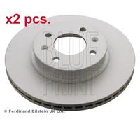 X2 PCS FRONT BRAKE DISC ROTORS SET L&R SIDES ADG04382 BLUE PRINT I
