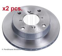 X2 PCS FRONT BRAKE DISC ROTORS SET L&R SIDES ADK84308 BLUE PRINT I