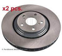 X2 PCS FRONT BRAKE DISC ROTORS SET L&R SIDES ADT343278 BLUE PRINT I