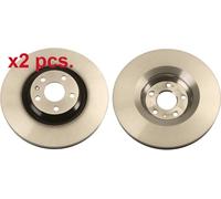 X2 PCS FRONT BRAKE DISC ROTORS SET L&R SIDES DF6041S TRW I