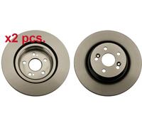 X2 PCS FRONT BRAKE DISC ROTORS SET L&R SIDES DF6117S TRW I