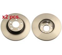 X2 PCS FRONT BRAKE DISC ROTORS SET L&R SIDES DF6220S TRW I