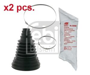 X2 PCS FRONT FITS BOTH SIDES WHEEL DRIVE | BELLOW 06175 FEBI BILSTEIN I