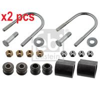 X2 PCS FRONT LEFT AND RIGHT 07207 MOUNTING KIT, STABILISER BAR FEBI BILSTEIN