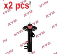 X2 PCS FRONT LEFT AND RIGHT 3330039 SHOCK ABSORBER KYB