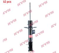 X2 PCS FRONT LEFT AND RIGHT 3330143 SHOCK ABSORBER KYB