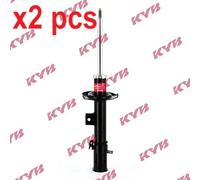 X2 PCS FRONT LEFT AND RIGHT 3338043 SHOCK ABSORBER KYB