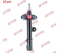 X2 PCS FRONT LEFT AND RIGHT 3340121 SHOCK ABSORBER KYB