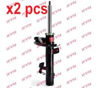 X2 PCS FRONT LEFT AND RIGHT 334840 SHOCK ABSORBER KYB