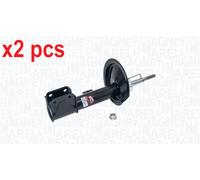 X2 PCS FRONT LEFT AND RIGHT 356330070100 SHOCK ABSORBER MAGNETI MARELLI