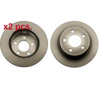X2 PCS FRONT / REAR BRAKE DISC PAIR L&R DF4499 TRW I