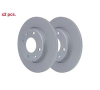 X2 PCS FRONT / REAR BRAKE DISC ROTORS SET L&R SIDES 24.0110-0187.1 ATE I