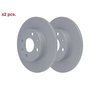 X2 PCS FRONT / REAR BRAKE DISC ROTORS SET L&R SIDES 24.0111-0119.1 ATE I