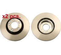 X2 PCS FRONT RIGHT BRAKE DISC PAIR L&R DF6696S TRW I