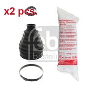 X2 PCS FRONT / TRANSMISSION SIDE/ WHEEL SIDE DRIVE | BELLOW 100324 FEBI BILST
