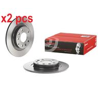 X2 PCS L&R SIDES 08.D222.11 BRAKE DISC BREMBO