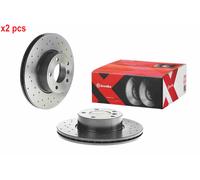 BREMBO 2 X BRAKE DISC 09B3372X FOR BMW