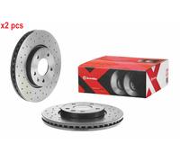 X2 PCS L&R SIDES 09.B356.1X BRAKE DISC BREMBO