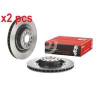 Brembo Brake Disc 09.D773.11 365/28/9 Internally Vented Coated High-Carbon Rear - Tesla Model S/X