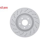 X2 PCS L&R SIDES 0986479C76 BRAKE DISC BOSCH