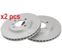 X2 PCS L&R SIDES 15767 BRAKE DISC A.B.S.