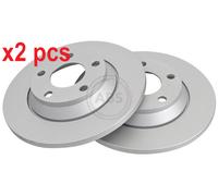 X2 PCS L&R SIDES FITS AUDI A4 B5 1.6 BRAKE DISC 16293 A.B.S.