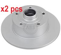 2x Original a. B. S. S. Brake Disc 16329 for Audi
