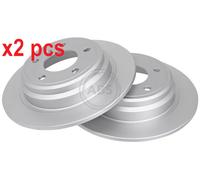 X2 PCS L&R SIDES 16341 BRAKE DISC A.B.S.
