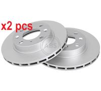 Front Set 2x Brake Discs A.B.S. 16483 for Proton/Mitsubishi Arena/Jumbuck/Satria