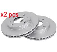 A.B.S. Brake disc 16590 256 24 4 114,3 Vented Coated VOLVO: S40 I, V40 Estate, MITSUBISHI: Galant 6