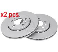 X2 PCS L&R SIDES 16880 BRAKE DISC A.B.S.