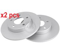 X2 PCS L&R SIDES 16955 BRAKE DISC A.B.S.