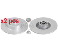 X2 PCS L&R SIDES 17029C BRAKE DISC A.B.S.