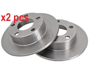 X2 PCS L&R SIDES 17056 BRAKE DISC A.B.S.