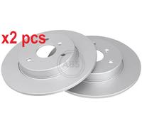 X2 PCS L&R SIDES 17161 BRAKE DISC A.B.S.