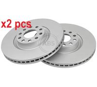 X2 PCS L&R SIDES 17239 BRAKE DISC A.B.S.
