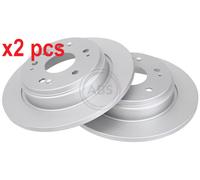 2x Original A.B.S. Brake Disc 17375 for Honda