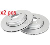 2x Brake disc Vented 17533 A.B.S. for BMW 5 5 Touring 6 6 Convertible