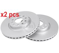 X2 PCS L&R SIDES BRAKE DISC 17558
