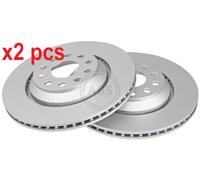 X2 PCS L&R SIDES 17729 BRAKE DISC A.B.S.