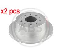 X2 PCS L&R SIDES 17768 BRAKE DISC A.B.S.