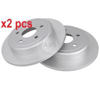 X2 PCS L&R SIDES 17820 BRAKE DISC A.B.S.