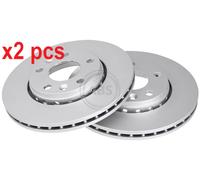 2x Original a. B. S. S. Brake Disc 17976 for Dacia Nissan Renault