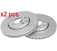 X2 PCS L&R SIDES 17977 BRAKE DISC A.B.S.