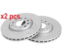 X2 PCS L&R SIDES 18022 BRAKE DISC A.B.S.