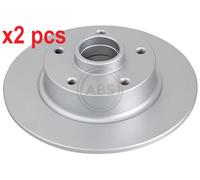 A.B.S. Brake disc solid 18140 Brake rotor,Brake discs RENAULT,MEGANE III Grandtour (KZ0/1),Megane III Schrägheck (BZ0/1_),MEGANE III Coupe (DZ0/1_)